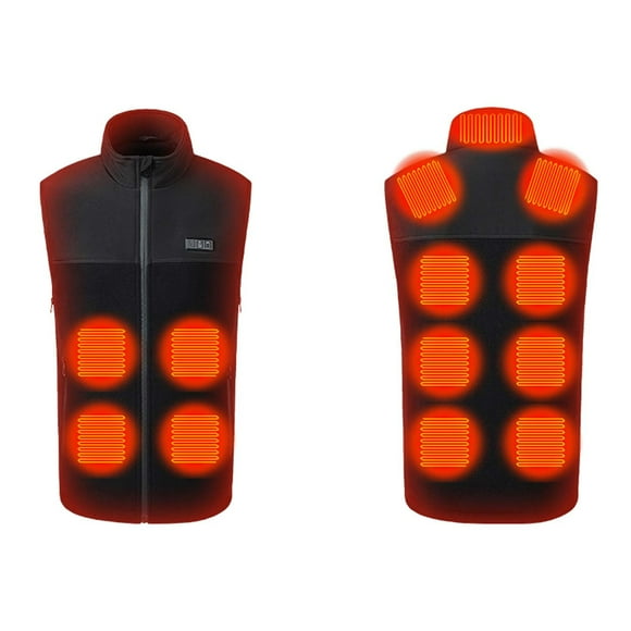Heated Vest For Men And Women, 3 Heat Settings 13 Heating Zones Electric, USB Powered Battery Heated Vest, Heated Jacket Alternative For Cold Weather