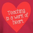thumbnail image 3 of CafePress - Red Teacher Heart Dark T Shirt - Men's Classic Graphic Cotton T-Shirt, 3 of 4