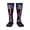 2 Black-1, variant on Womens Palmetto Tree Tie Dye Knee High Socks Comfy Thermal Boot Long Socks