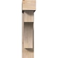 thumbnail image 2 of Ekena Millwork 7 1/2"W x 34"D x 34"H Westlake Block Smooth Bracket w/ Offset Brace, Douglas Fir, 2 of 25