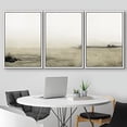 thumbnail image 2 of IDEA4WALL Framed Wall Art Print Set Minimalist Watercolor Tan Sand Landscape Abstract Shapes Illustrations Modern Decorative Boho for Living Room, Bedroom, Office - 24"x36"x3 White, 2 of 5