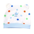 thumbnail image 5 of Gorro de una sola capa para recién nacidos de primavera y verano, gorro de confinamiento suave de dos orejas para bebés de 0 a 3 meses, gorro a prueba de viento para bebés, 5 of 5
