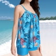 thumbnail image 2 of Jamicy Womens Bathing Suits Tankinis Hot Spring Wear Tankini Swimsuits for Women Tummy Control Two Piece Bathing Suits Flowy Swim Tops with Swim Bottom, 2 of 9