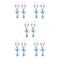 thumbnail image 1 of Minnieouse Piercings falsos Adorno corporal Estilo simple Accesorio de moda Mariposas ajustables Pezones Anillos para mujer Azul Azul 5piezas Minnieouse CBP221329, 1 of 4