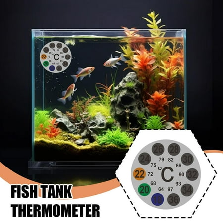 HAVELOR Fish Tank Thermometer 2 x 2 Inch Adhesive Patch Easy-Read Large Display for Accurate Water Temperature Ideal for Home Aquariums and Fish Tanks(rotundity 1pcs) HAVELOR Fish Tank Thermometer 2 x 2 Inch Adhesive Patch Easy-Read Large Display for Accurate Water Temperature Ideal for Home Aquariums and Fish Tanks(rotundity 1pcs)