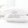 thumbnail image 4 of Cooling Gel Fiber Bed Pillow 2-Pack Standard/Queen Size For All Sleep Styles - Back, Side and Stomach Sleepers, 4 of 10