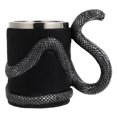 thumbnail image 3 of 1pc Creative Milk Cup Stainless Steel Water Cup Home Drinking Cup (Silver Black), 3 of 8