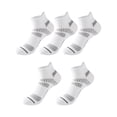 thumbnail image 5 of Gsakboxl Compression Socks 5 Pairs Unisex Multi-color & Pattern Low Cut Sport Socks Breathable Sweat-wicking Shock Absorbent Ankle Socks for Running Basketball Daily, 5 of 5