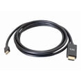 thumbnail image 4 of C2G 3ft Mini DisplayPort to HDMI Cable - Mini DP to HDMI Adapter - DisplayPort 1.2a HDMI 1.4b - 4K 30Hz - M/M - Adapter cable - Mini DisplayPort male to HDMI male - 3 ft - black - passive, 4K support, 4 of 4