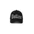 thumbnail image 1 of City Caps Olde English Adjustable Baseball Hat - Dallas - Black, 1 of 2