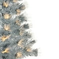 thumbnail image 3 of Northlight 3' Pre-Lit Silver Fiber Optic Artificial Christmas Tree, Warm White Lights, 3 of 5