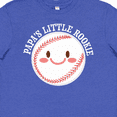 thumbnail image 4 of Inktastic Papa's Little Rookie- baseball Youth T-Shirt, 4 of 5