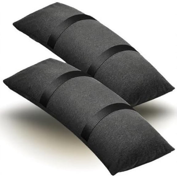 Umbrella Base Weight Sandbags, 2 x 49 LBS Fillable Sandbags for Umbrella Base, Weatherproof Furniture Heavy Duty Weight Bags for Cantilever Patio Umbrella, Trampoline, Outdoor Garden,Set of 2$