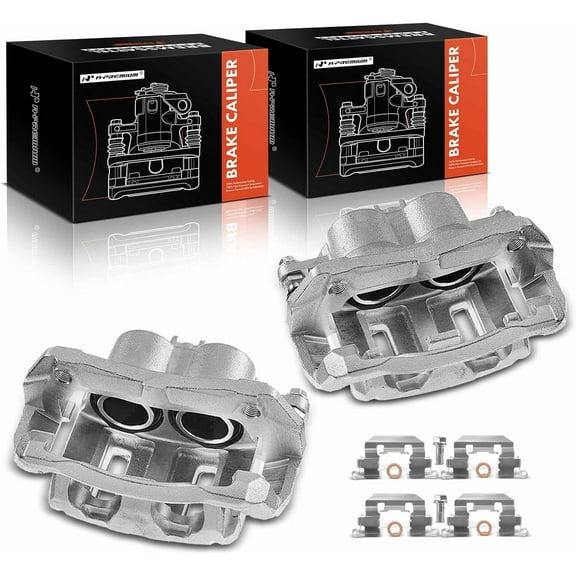 A-Premium Brake Caliper Assembly Compatible with Acura RDX Honda Crosstour Odyssey CR-V 2005-2016 Front Left and Right 2-PC