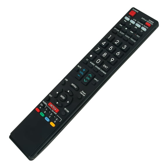New 600154000-579-G Replace Remote Control compatible with SHARP 600154000579G TV Remote Control Netflix LC-50LE650 LC-50LE650U LC50LE650 LC50LE650U