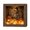Orange-A, variant on XINGXIANG - 21cm Square Illuminated Halloween Haunted House Shadow Box with Jack-O-Lantern Lanterns, Rustic Wood Frame Lighted Table Decor, Halloween Party Decor for Shelf Entryway Display (Style C)