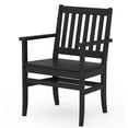thumbnail image 4 of Better Homes & Gardens by POLYWOOD Southlake Outdoor Dining Arm Chair (2 Chairs) in Black, 4 of 14