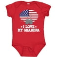 thumbnail image 3 of Inktastic I Love My Grandpa Military Grandson Boys or Girls Baby Bodysuit, 3 of 5