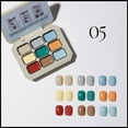 thumbnail image 1 of Set de 9 esmaltes de uñas adhesivos sólidos con nueve diseños, 27 g de goma de metilo, 1 of 8