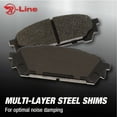 thumbnail image 4 of Raybestos R-Line Ceramic Brake Pads Fits select: 2004-2005 HYUNDAI TIBURON GT, 2006 HYUNDAI TIBURON GT/SE/GT LIMITED, 4 of 5