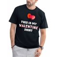 thumbnail image 1 of This is My Valentine Shirt Funny Valentines Couple Men Women T-Shirt, 1 of 8
