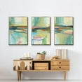 thumbnail image 6 of Radiant Horizon I - Framed Premium Gallery Wrapped Canvas L Frame 3 Piece Set - Ready to Hang, 6 of 9