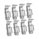 thumbnail image 3 of Soportes de bancada para remolque de barco de 8", accesorios para travesaño de remolque de barco, giratorios resistentes 8 piezas plateadas, 3 of 8