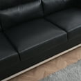 thumbnail image 7 of 3 Seat Upholstered Sofa, Sofa Couch with Side Pockets and Rubber Wood Legs, Accent Sofa with High Backrest for Living Room Office, 7 of 7