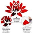 thumbnail image 3 of Bienvenido Lotus Adhesivo de pared acrílico autoadhesivo para sala de estar, sofá, fondo, espejo, adhesivo de pared, 3 of 5