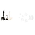 thumbnail image 1 of Estatua De Jirafa Creativa Moderna Y Calcomanías De Pared De Pez, Espejo Acrílico, Centro De Mesa Para Escritorio, Oficina, Estantería, Dormitorio, Sofá, TV, Decoración, 1 of 8