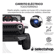 thumbnail image 3 of Carro Eléctrico Jeep Niño Montable Infantil Control Remoto Color Rosa, 3 of 7