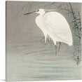 thumbnail image 1 of ARTCANVAS Wading Egret Canvas Art Print by Ohara Koson - Size: 26" x 26" (1.50" Deep), 1 of 9