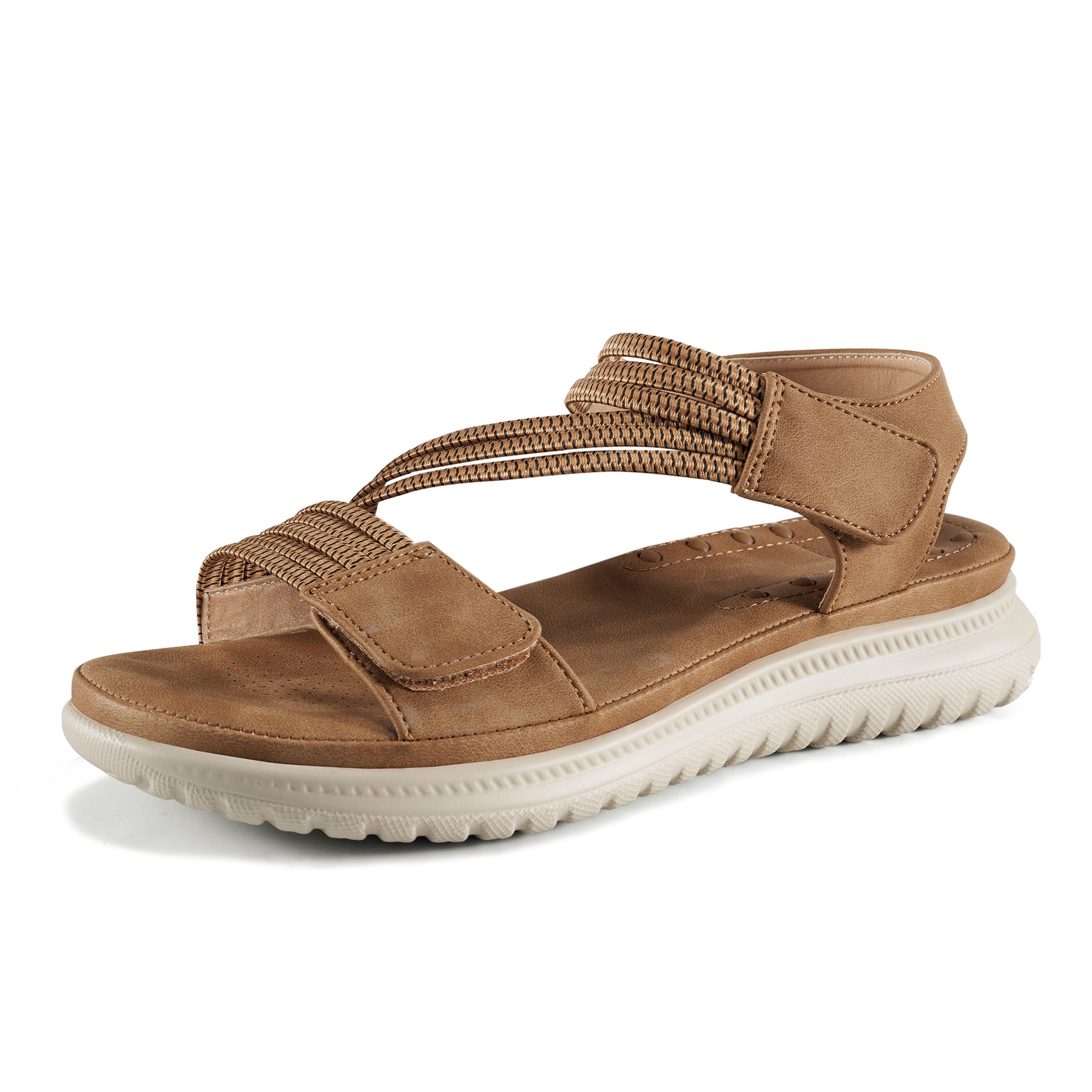 Wedge Sandals for Summer Comfortable Walking Sport Sandals with Arch Support Lightweight Athletic Shoes - Walmart.com