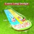 thumbnail image 1 of Sloosh 20ft Slip and Slide 2 personas Toboganes de agua de lujo con 2 tablas de boogie tob SLOOSH Sloosh, 1 of 2