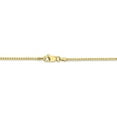 thumbnail image 4 of 10K Yellow Gold necklace Box chain 18 in 1.3 mm 1.30mm, 4 of 5