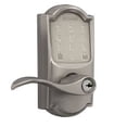 thumbnail image 1 of Schlage Encode Smart WiFi Lock Accent Lever with Camelot Trim Satin Nickel, 1 of 1