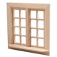 thumbnail image 1 of Multipurpose Miniature Sturdy Wood Window Panel Accessory for Dollhouses Decoration Portable for 1 12 Scale Models, 1 of 5