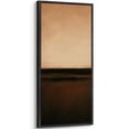 thumbnail image 4 of Large Framed Canvas Print Brown Abstract Modern Wall Art Neutral Decorative for Living room Bedroom - 60"x30" Black Frame, 4 of 6