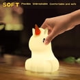 thumbnail image 2 of LLC Veilleuse Animale Portable Rechargeable en Silicone avec Télécommande et Capteur Tactile, 2 of 4