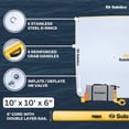 thumbnail image 6 of Open Box Solstice 10' x 10' Inflatable Dock Rafting Platform w/Pump & Bag, 6 of 12