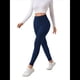 thumbnail image 1 of Leggings de Cintura Alta y Gruesos para Mujer: Pantalones de Yoga, Ciclismo y Entrenamiento con Control de Abdomen Sin Transparencias. Azul Marino S, 1 of 8