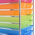 thumbnail image 6 of Topbuy 10 Drawer Scrapbook Paper Organizer Rolling Storage Cart Home Office, 6 of 10