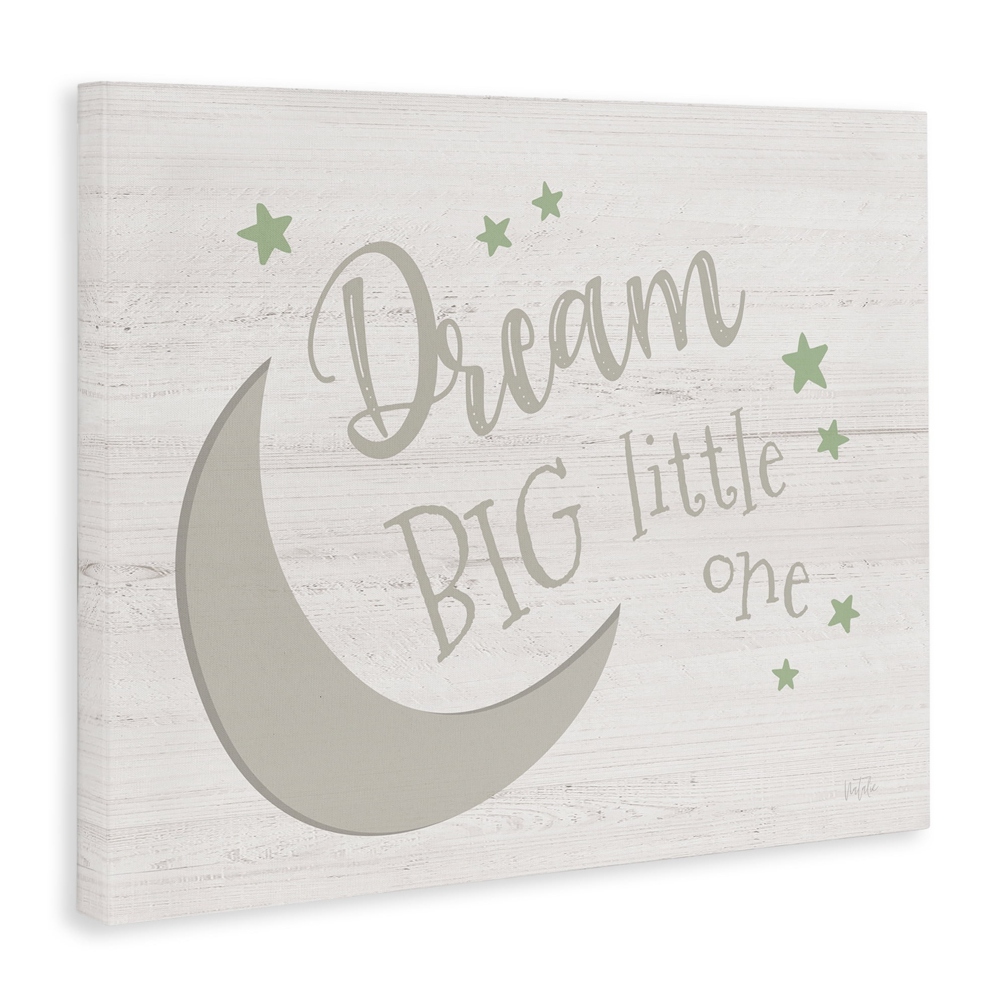 Stupell Industries Dream Big Little One Landscape & Nature Painting Wrapped Canvas Art Print Wall Art, 30 x 24