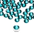 thumbnail image 2 of Uxcell 2880 Pcs Hotfix Rhinestones Flatback Crystal Glass Gems SS10 2.9mm Sky Blue, 2 of 5