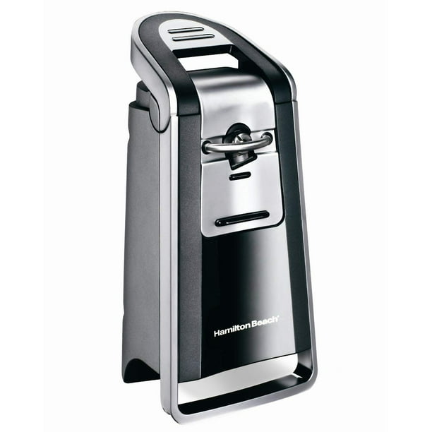 Hamilton Beach 76607 Smooth Touch Can Opener, Black and Chrome