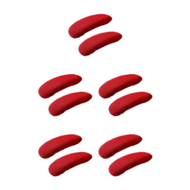 Maytalsory Chair Armrest Covers To And Decorate Made Of Polyester Fibre Easy To Install Winered 5Set