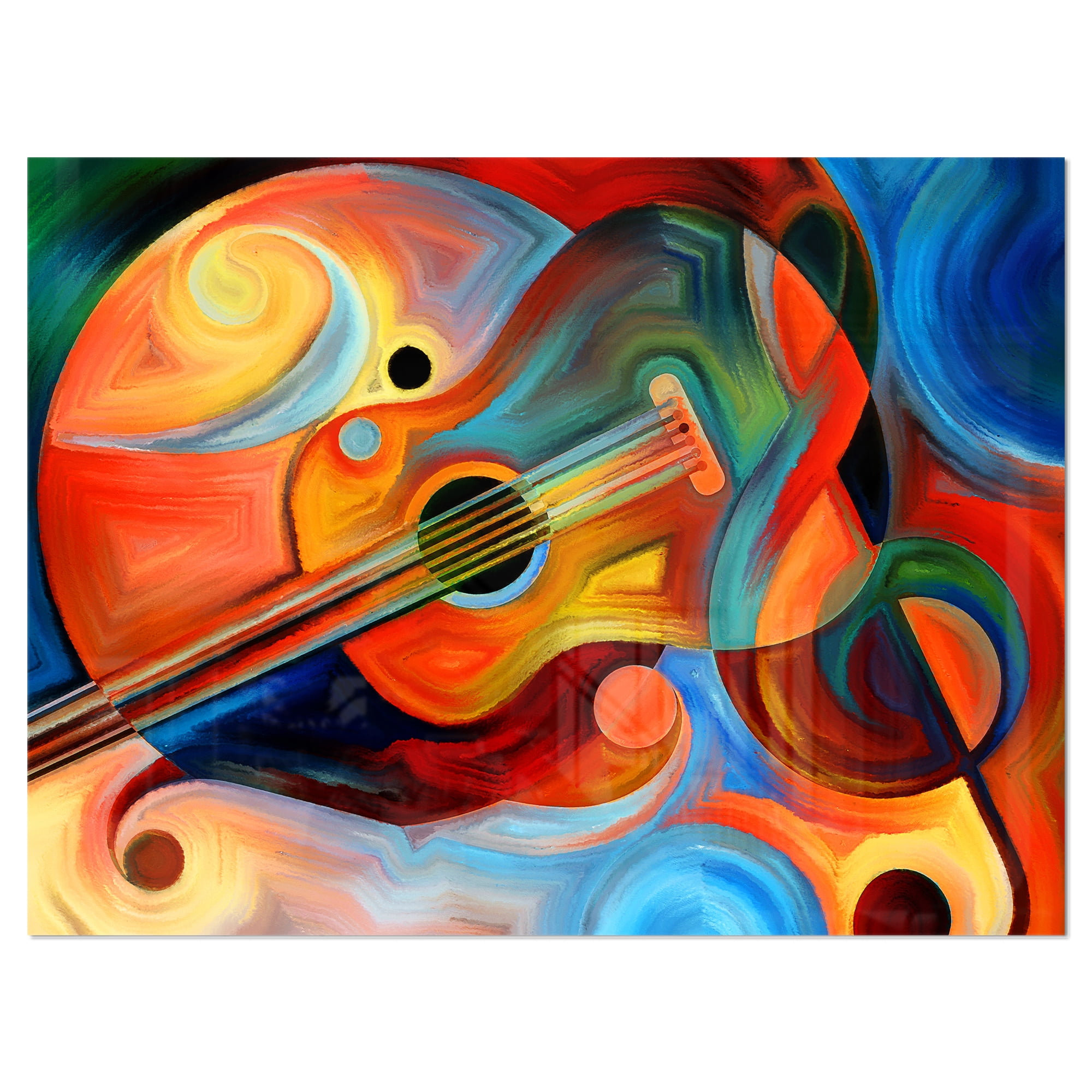 アート・デザイン・音楽 ASMAT ART Designart 'Abstract Music and Rhythm ' Abstract Metal Wall Art