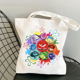 thumbnail image 3 of Bolso de hombro con estampado de dibujos animados de Anime de Disney, bolsa de lona de gran capacidad Kawaii, bolsas de almacenamiento de papelería para estudiantes, regalo, 3 of 5