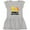 AC-Heather Grey, variant on Inktastic Powered by Mac N Cheese Girls Toddler Dress