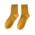 thumbnail image 4 of Calcetines de tubo de algodón de color sólido para hombre, calcetines altos de goma para hombre, primavera, otoño e invierno, 4 of 5
